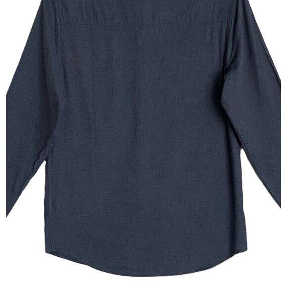 Travis Mathew Men's Medium Cloud Collection Flannel Shirt Blue Heather NEW - Picture 7 of 12